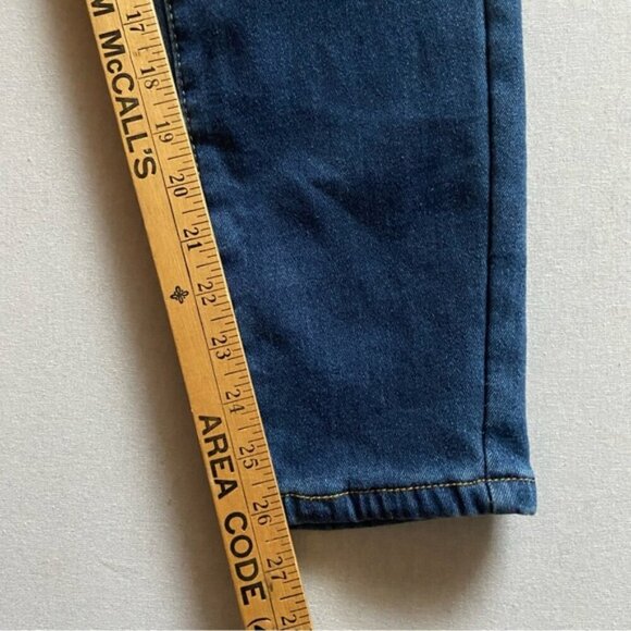 Fleece lined high waisted denim jeans Sz M - Picture 10 of 13